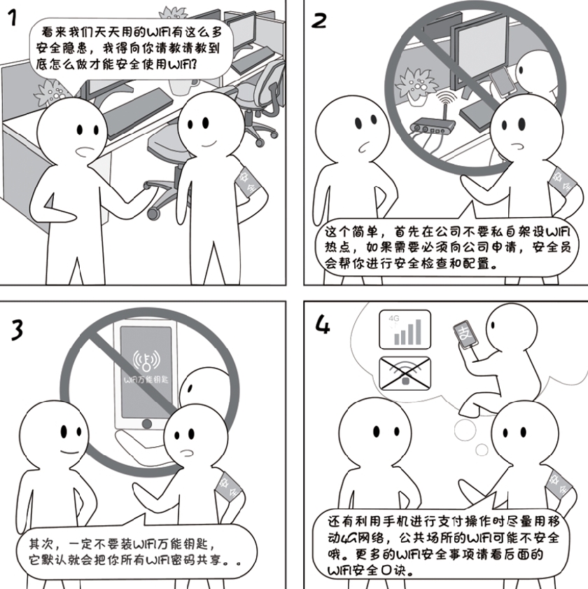 2018国家网络安全宣传周系列漫画丨方便的wifi,还方便了什么? 2018国家网络安全宣传周系列漫画丨方便的wifi,还方便了什么?